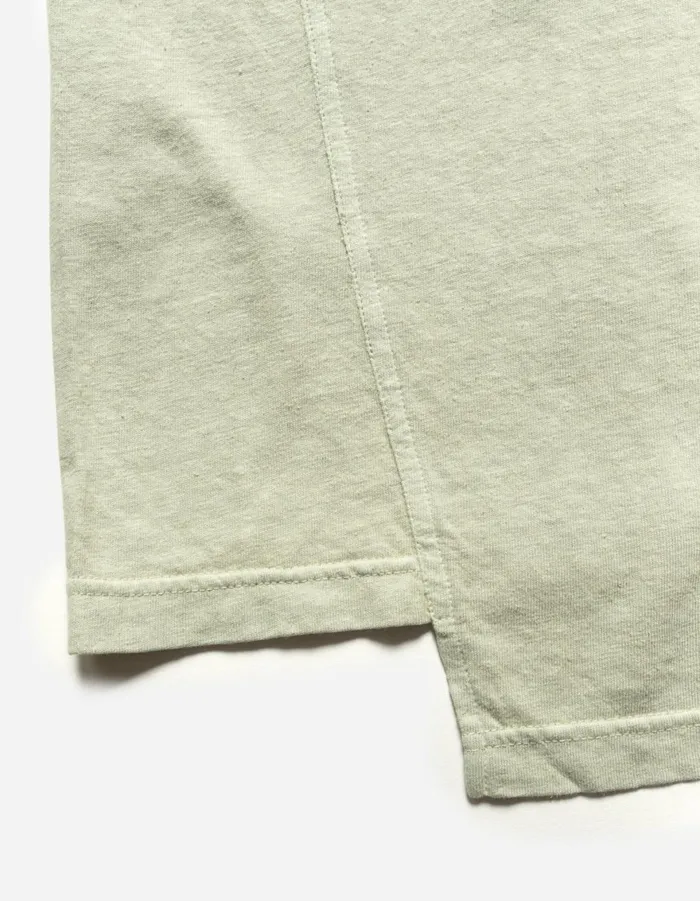 Maharishi Long Sleeve TShirts 6001 Monk Organic Hemp LS TShirt Sage 8211 Men