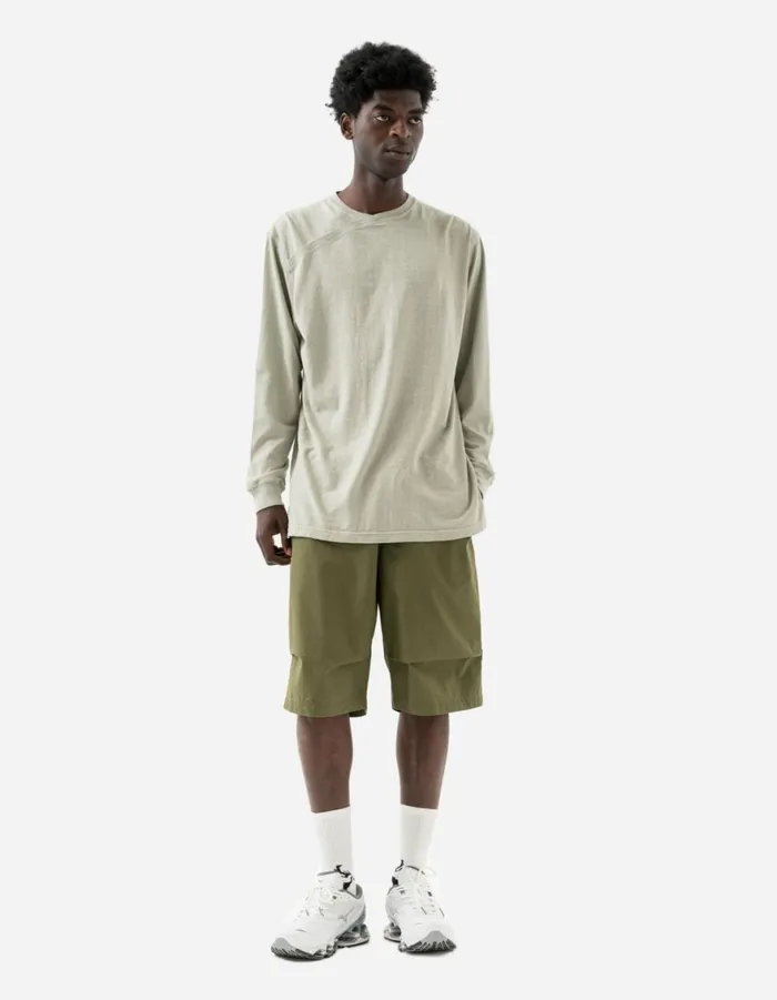 Maharishi Long Sleeve TShirts 6001 Monk Organic Hemp LS TShirt Sage 8211 Men
