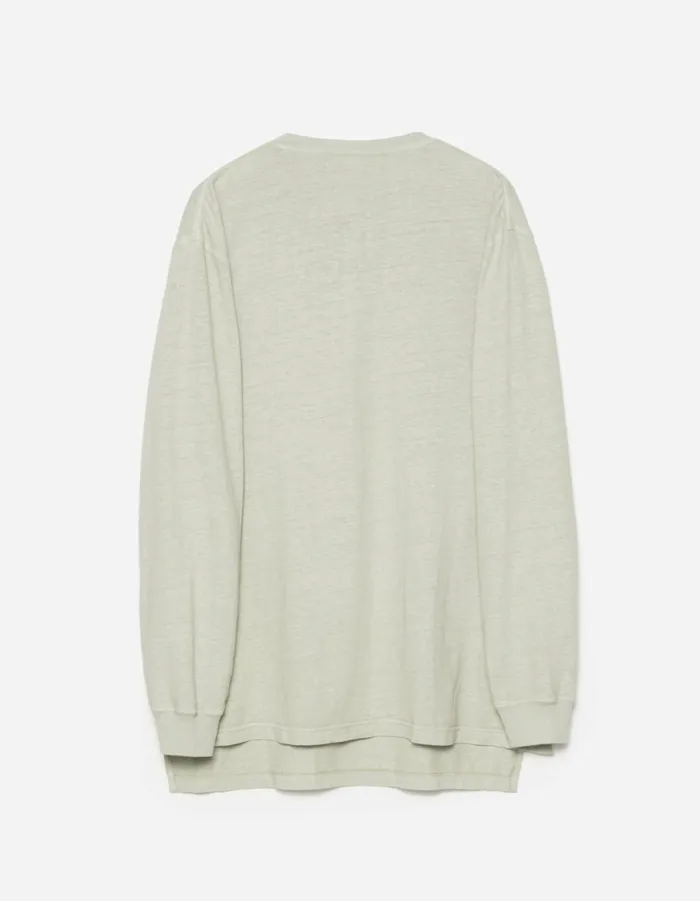 Maharishi Long Sleeve TShirts 6001 Monk Organic Hemp LS TShirt Sage 8211 Men