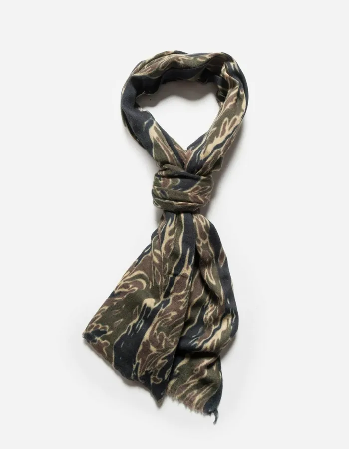 Maharishi Scarves 6078 Tigerstripe Pashmina Mint Gold 8211 Men