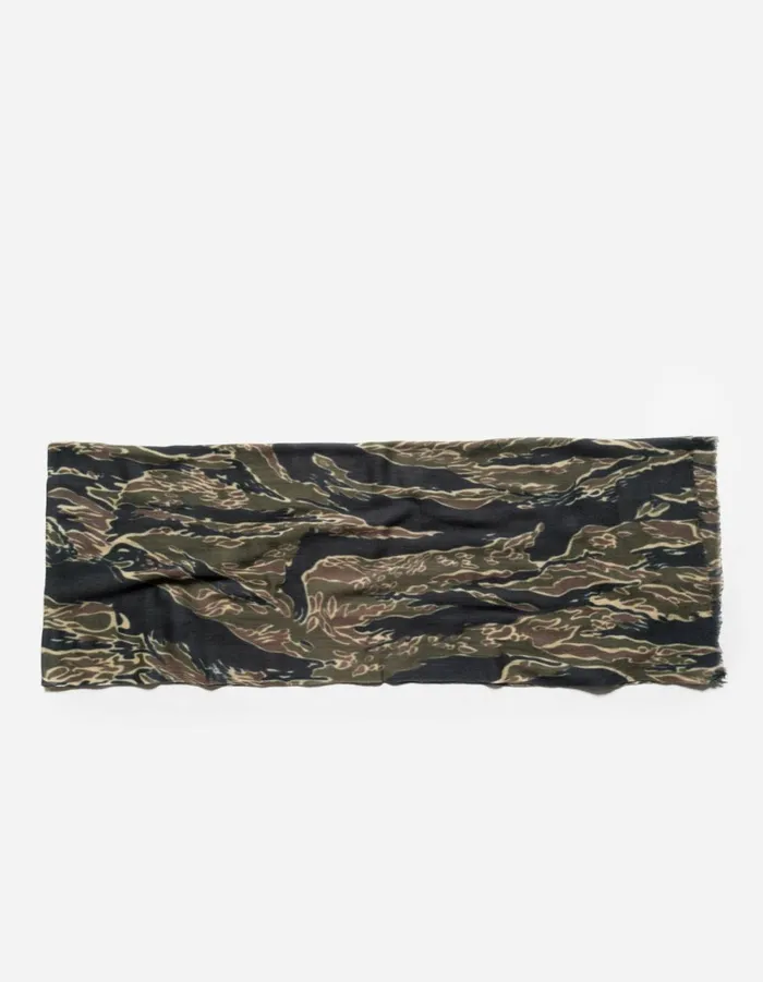 Maharishi Scarves 6078 Tigerstripe Pashmina Mint Gold 8211 Men