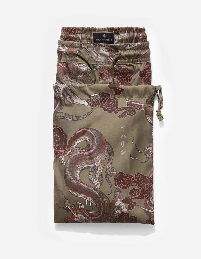 Maharishi Swim Shorts 1549 Dragon Swim Shorts Olive 8211 Men