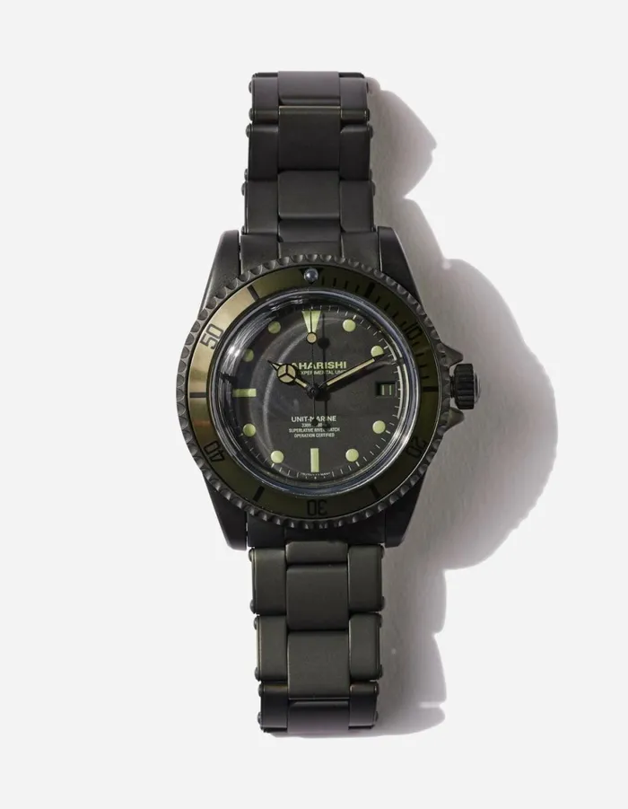 Maharishi Watches and Jewellery 1120 Stealth Marine Watch Subdued Olive 8211 Men Maharishi Watches and Jewellery 1120 Stealth Marine Watch Subdued Olive 8211 Men