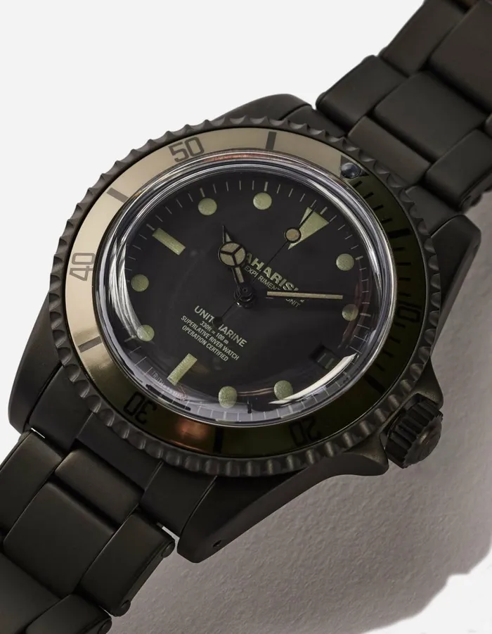 Maharishi Watches and Jewellery 1120 Stealth Marine Watch Subdued Olive 8211 Men