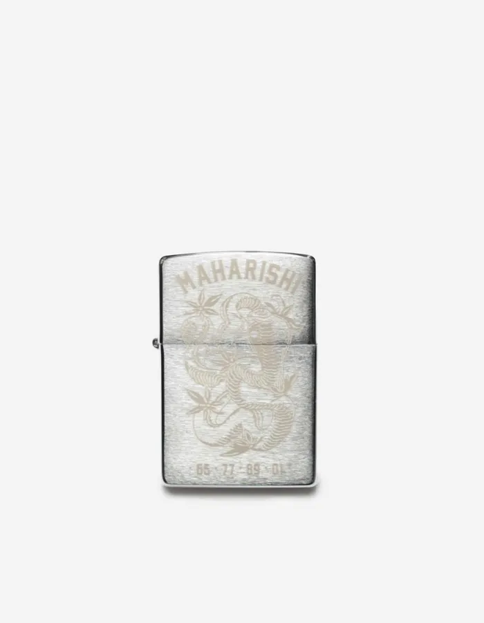 Maharishi Watches and Jewellery 1542 Year Of The Snake Zippo Silver 8211 Men