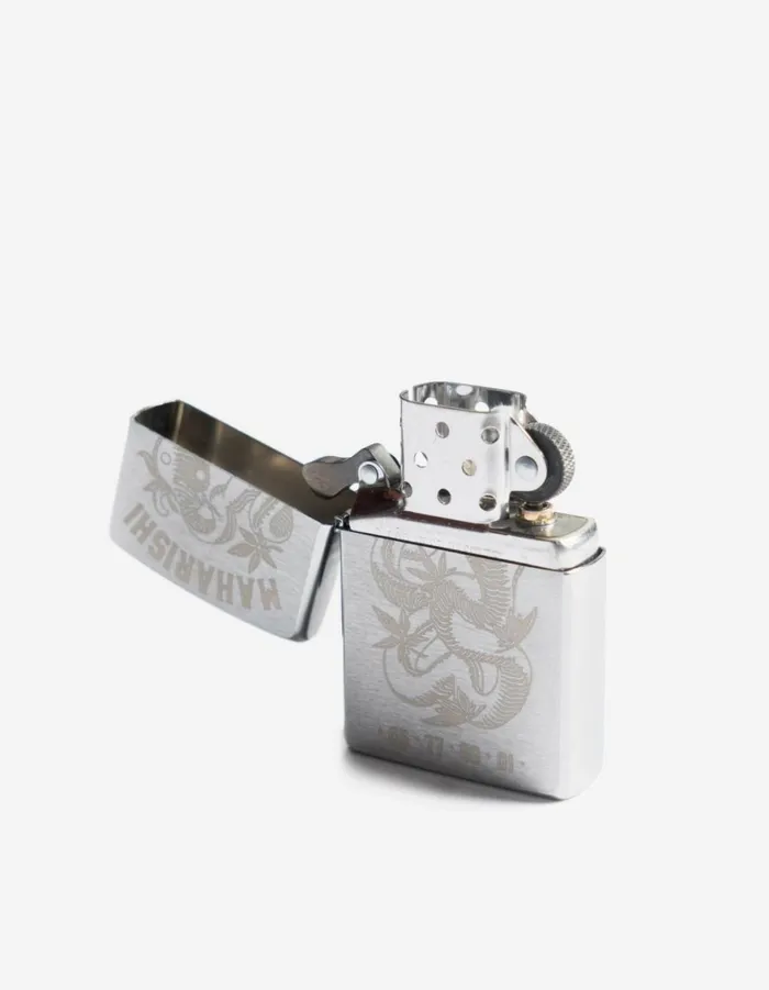 Maharishi Watches and Jewellery 1542 Year Of The Snake Zippo Silver 8211 Men