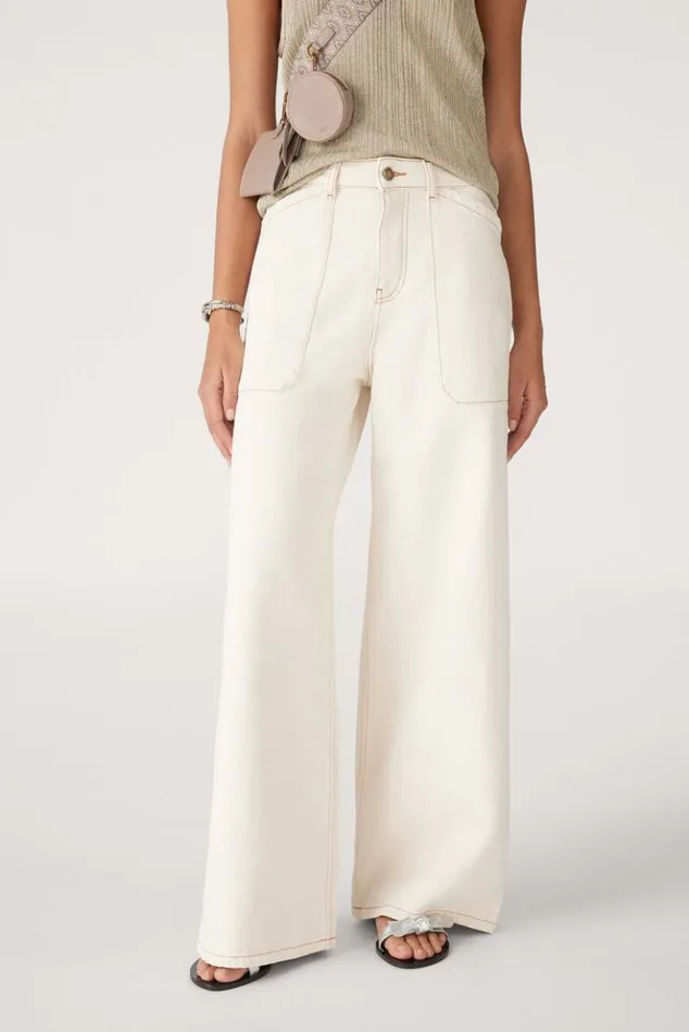 MallouWideLeg Jeans Clothing Baandsh Pants and Jeans