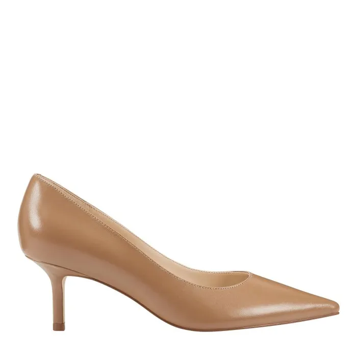 Marc Fisher Heels and Pumps Women Alola Pump Medium Natural Leather