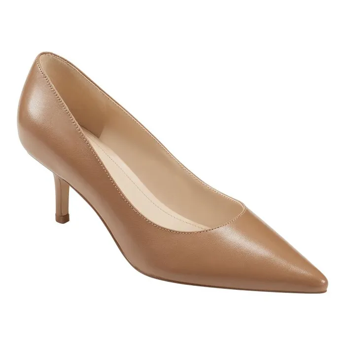 Marc Fisher Heels and Pumps Women Alola Pump Medium Natural Leather