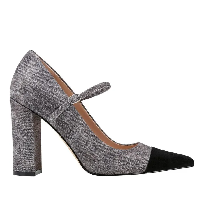 Marc Fisher Heels and Pumps Women Anellie Cap Toe Dress Pump Light Grey Suede Marc Fisher Heels and Pumps Women Anellie Cap Toe Dress Pump Light Grey Suede