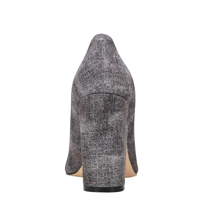 Marc Fisher Heels and Pumps Women Anellie Cap Toe Dress Pump Light Grey Suede