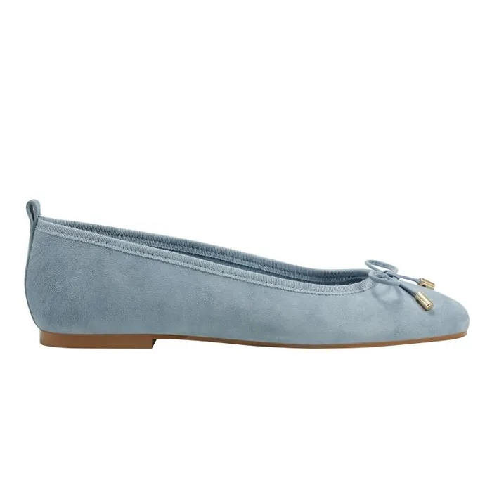 Marc Fisher Loafers and Flats Women Ubet Slipon Casual Flat Light Blue