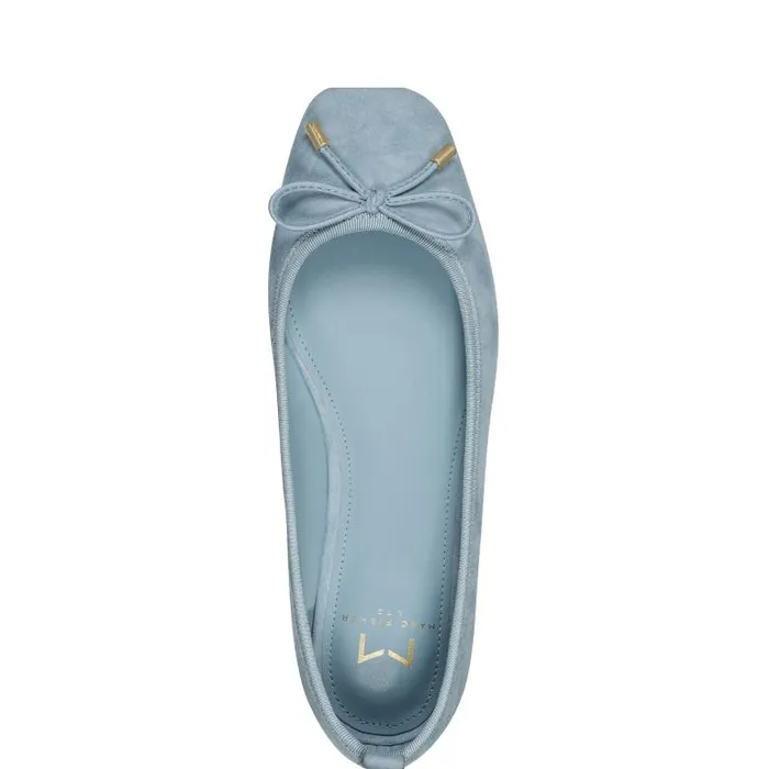 Marc Fisher Loafers and Flats Women Ubet Slipon Casual Flat Light Blue