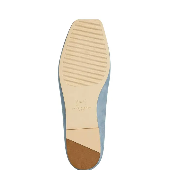 Marc Fisher Loafers and Flats Women Ubet Slipon Casual Flat Light Blue