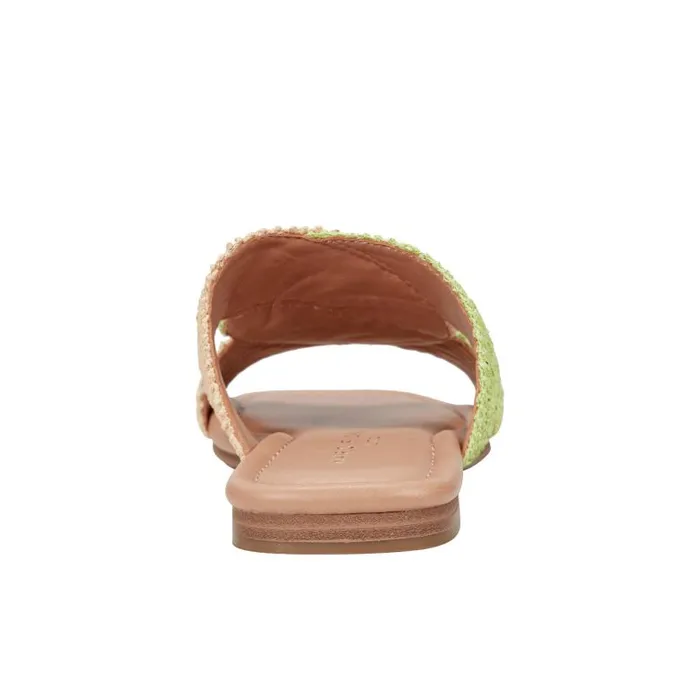 Marc Fisher Sandals Women Navie Flat Sandal Greennatural Raffia