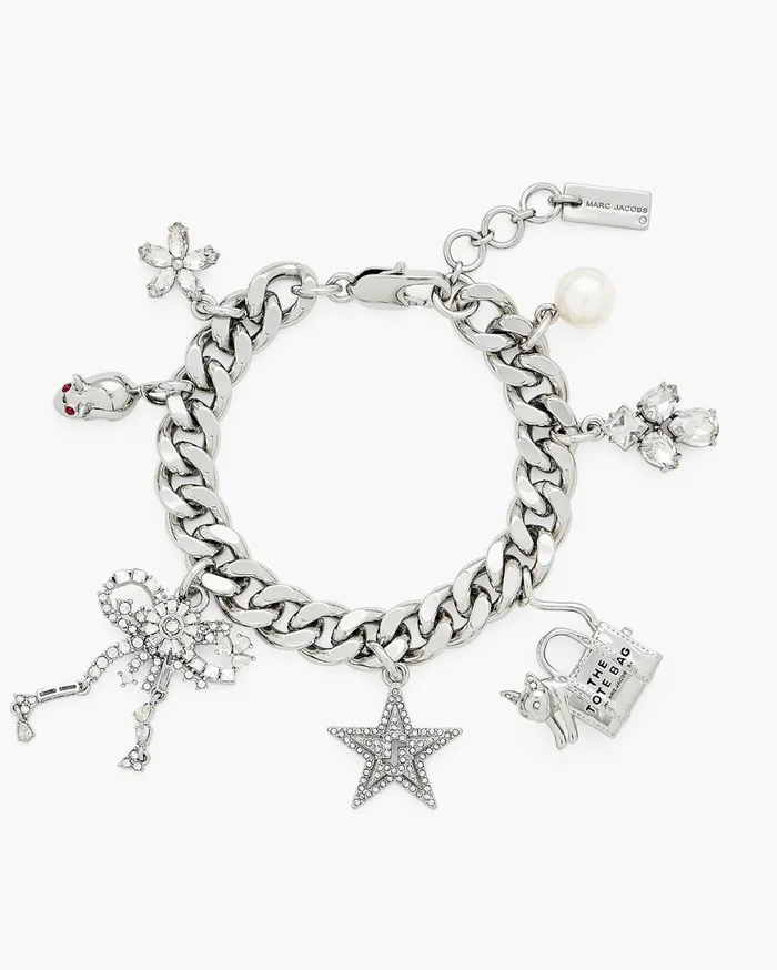 Marc Jacobs Bracelets Cats Out Of The Bag Charm Bracelet Silver 8211 Women