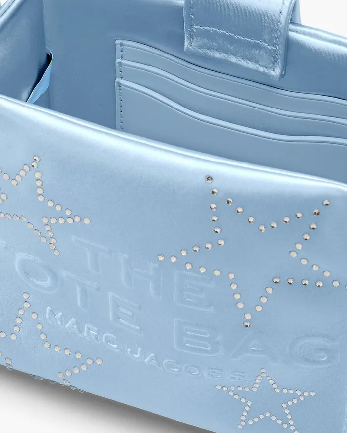Marc Jacobs Mini Bags The Star Satin Mini Tote Bag Cloud Blue 8211 Women