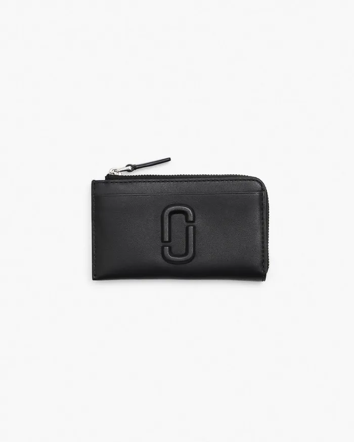 Marc Jacobs Small Wallets The Covered J Marc Top Zip Multi Wallet Black 8211 Women Marc Jacobs Small Wallets The Covered J Marc Top Zip Multi Wallet Black 8211 Women