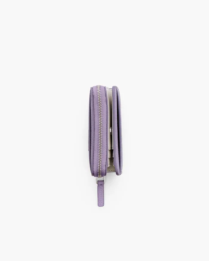 Marc Jacobs Small Wallets The Leather Mini Compact Wallet Lilac 8211 Women