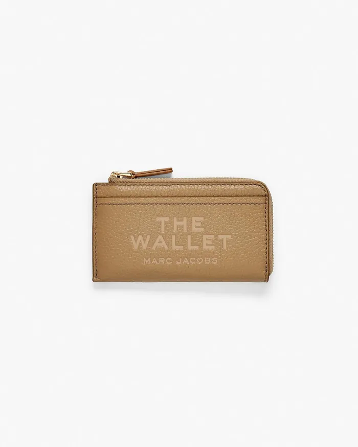 Marc Jacobs Small Wallets The Leather Top Zip Multi Wallet Camel 8211 Women