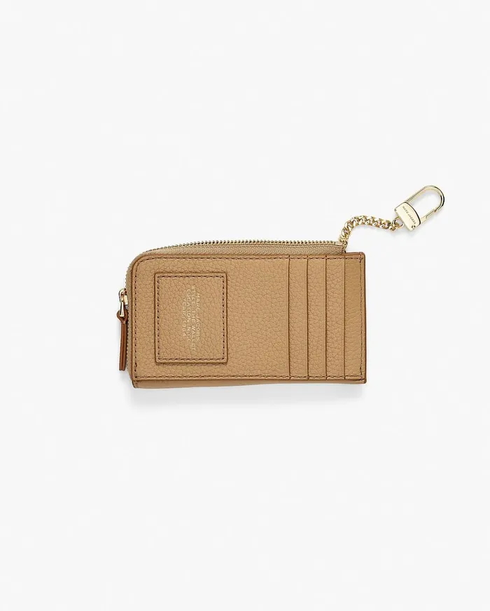 Marc Jacobs Small Wallets The Leather Top Zip Multi Wallet Camel 8211 Women