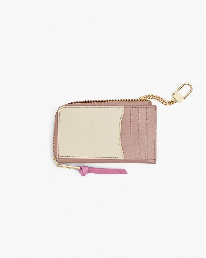 Marc Jacobs Small Wallets The Utility Snapshot Top Zip Multi Wallet Rose Multi 8211 Women