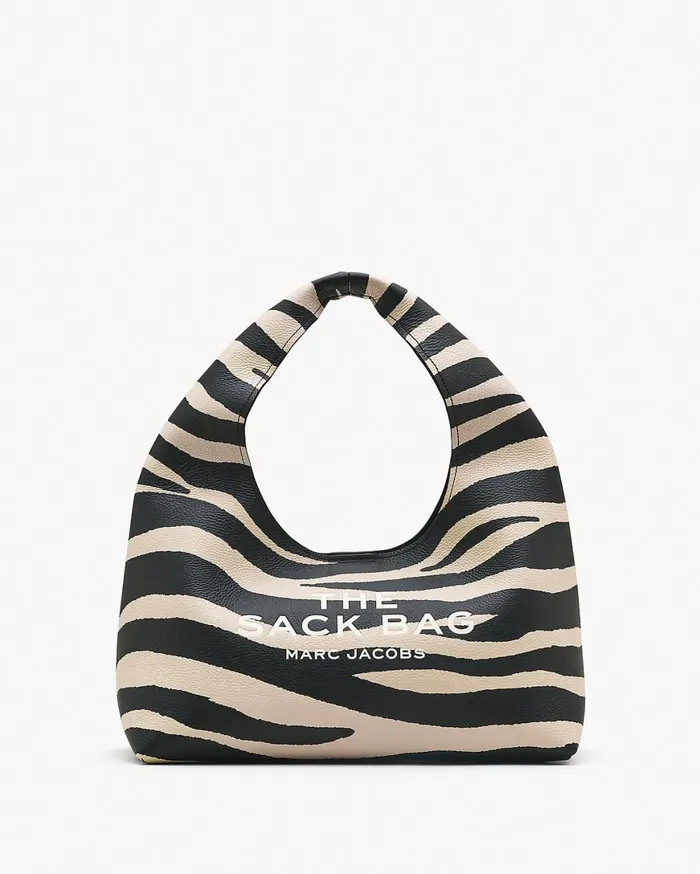 Marc Jacobs The Sack Bag The Zebra Leather Sack Bag Blackwhite 8211 Women