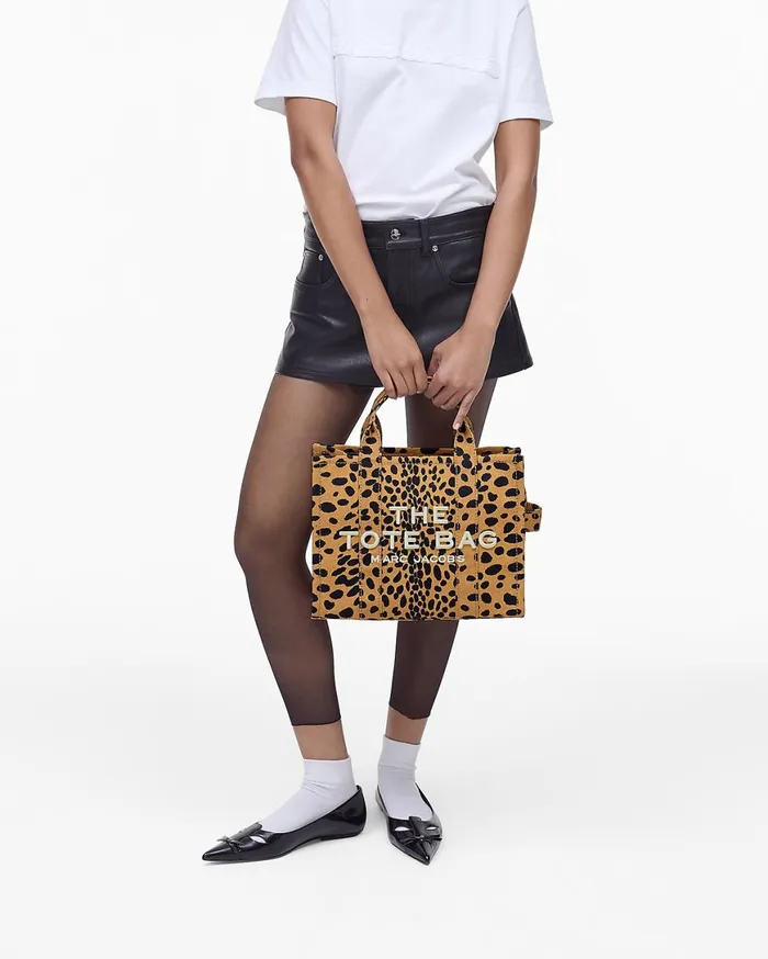 Marc Jacobs The Tote Bag The Cheetah Canvas Medium Tote Bag Black Multi 8211 Women