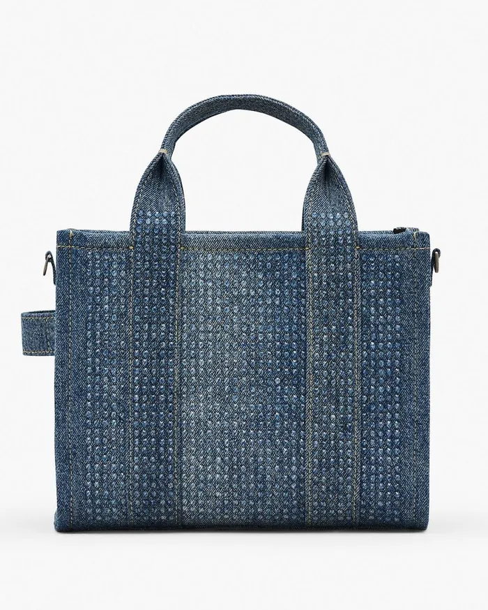 Marc Jacobs The Tote Bag The Crystal Denim Small Tote Bag Light Blue Crystal 8211 Women