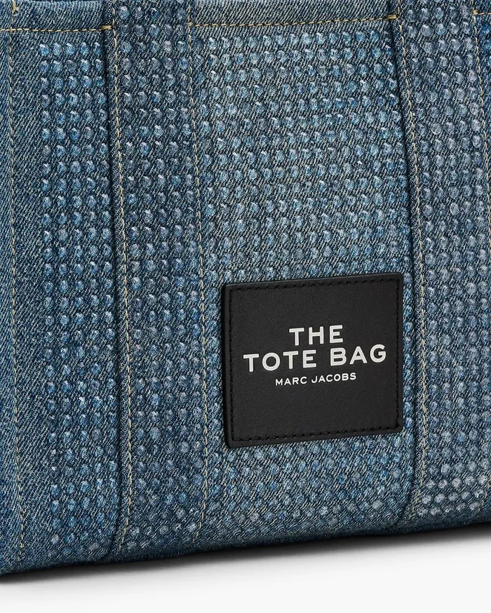 Marc Jacobs The Tote Bag The Crystal Denim Small Tote Bag Light Blue Crystal 8211 Women