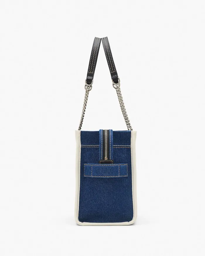 Marc Jacobs The Tote Bag The Denim Chain Medium Tote Bag Dark Wash 8211 Women