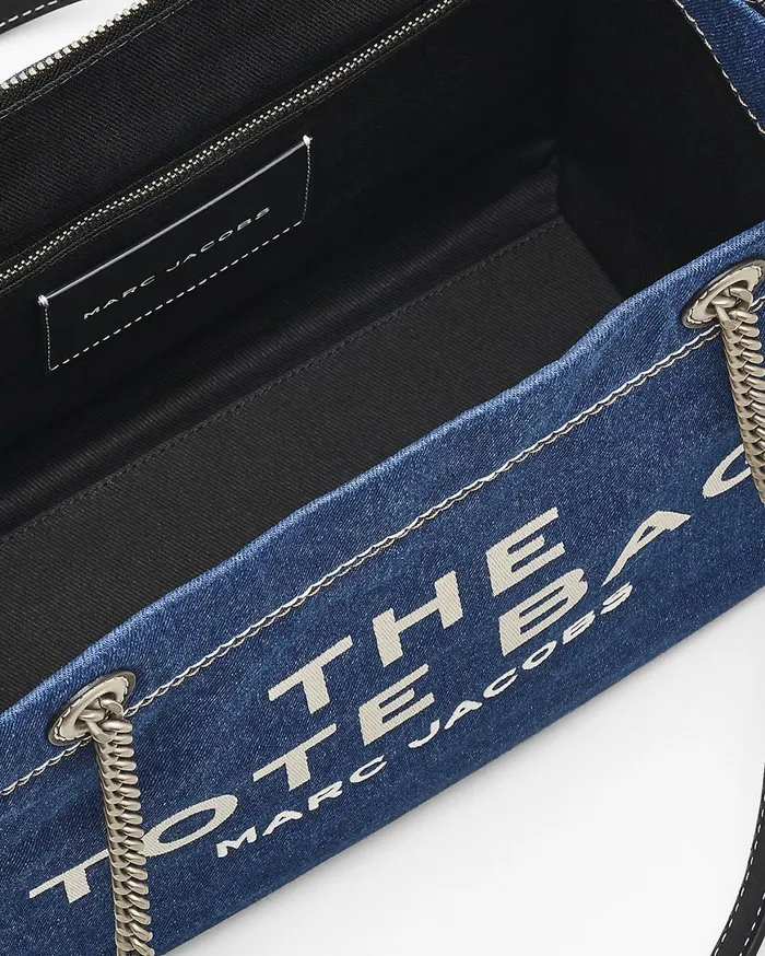 Marc Jacobs The Tote Bag The Denim Chain Medium Tote Bag Dark Wash 8211 Women