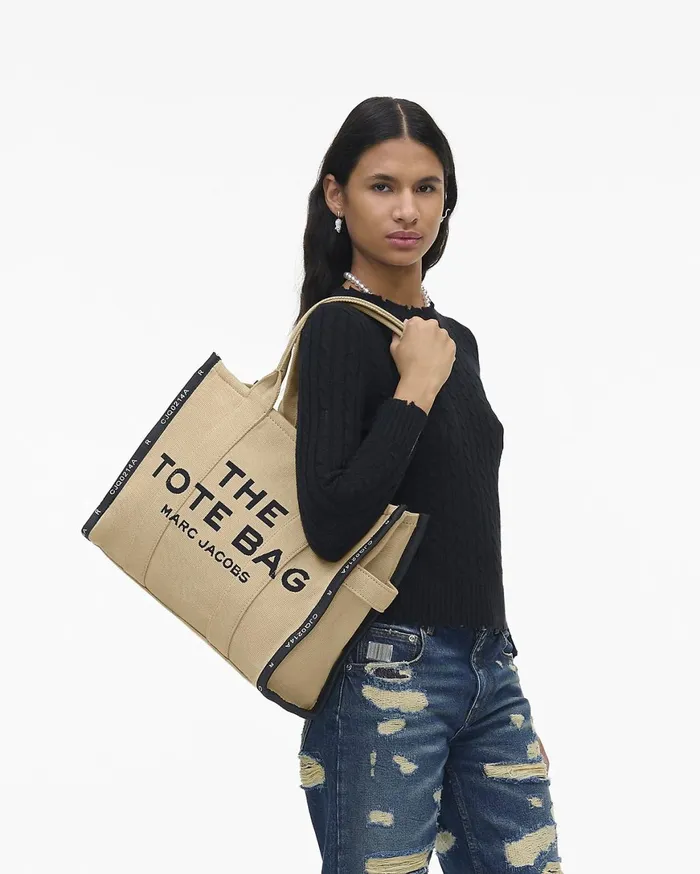 Marc Jacobs The Tote Bag The Jacquard Large Tote Bag Warm Sand 8211 Women