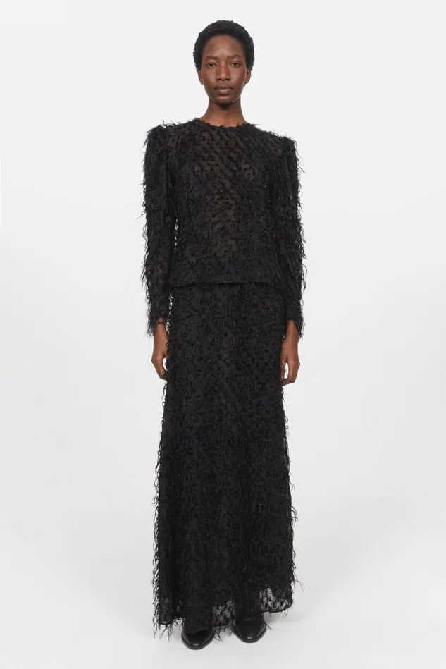 Marville Blouse Black Women Rodebjer Shirts and Blouses