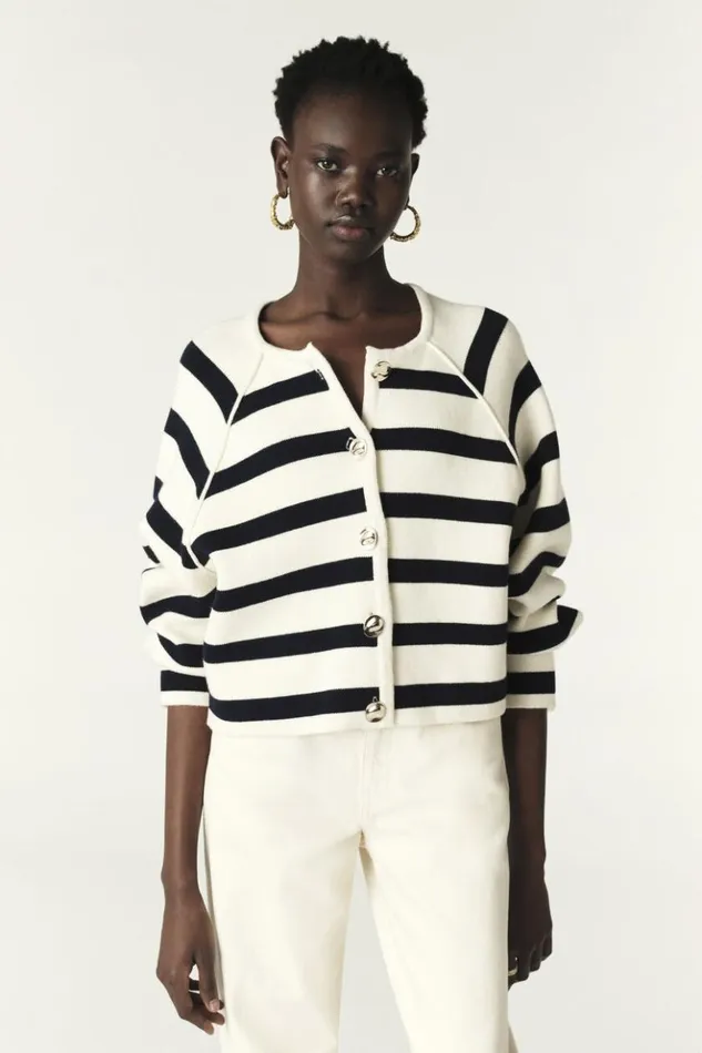 MassimoSailor Style Cardigan Clothing Baandsh Sweaters and Cardigans