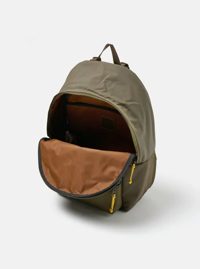 Masterpiece X Backpack In Olive Recycled Tech Canvas Men Universal Works Bags