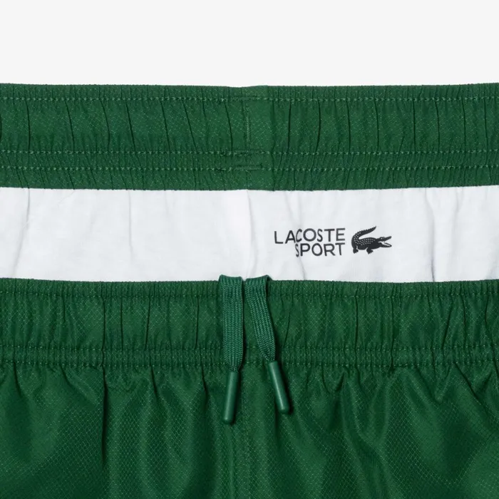Matching Sets Men Lacoste Men039s Logo Stripe Tennis Sweatsuit Green White 291