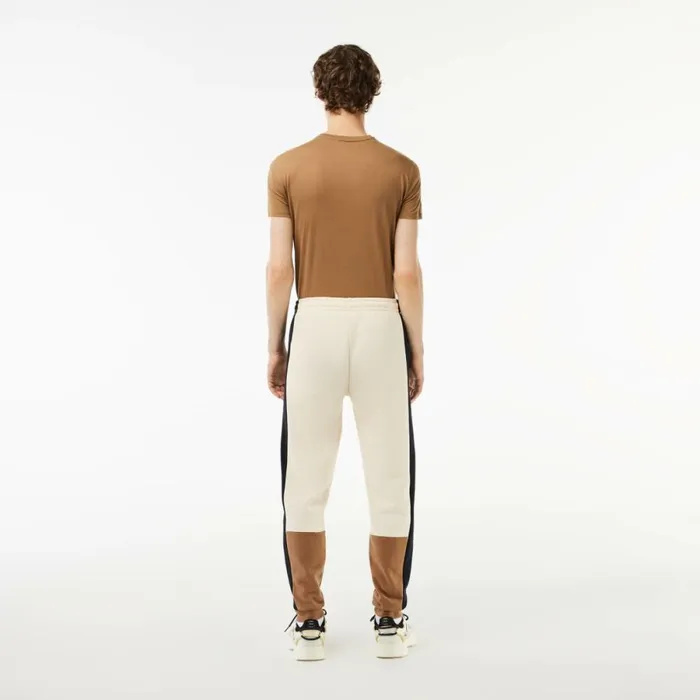 Matching Sets Men Lacoste Men039s Regular Fit Colorblock Joggers White Brown Navy Blue Ri2