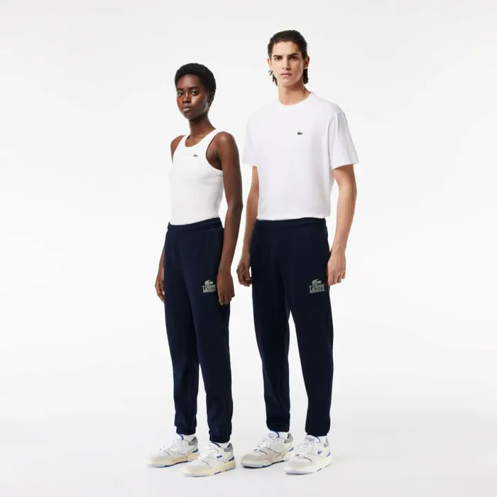 Matching Sets MenWomen Lacoste Unisex Signature Print Sweatpants Navy Blue 166 Matching Sets MenWomen Lacoste Unisex Signature Print Sweatpants Navy Blue 166