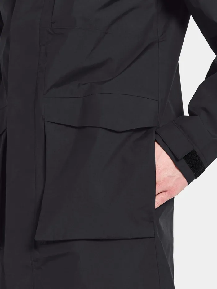 Men Andreas Parka Black Didriksons Autumn Jackets