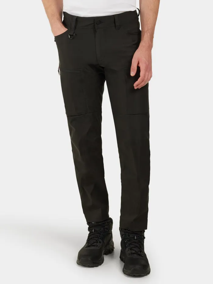 Men Ara Pants Black Didriksons Walking Trousers