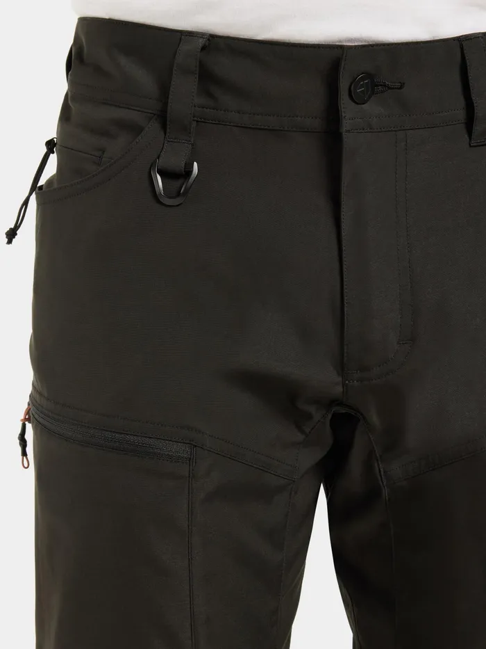Men Ara Pants Black Didriksons Walking Trousers