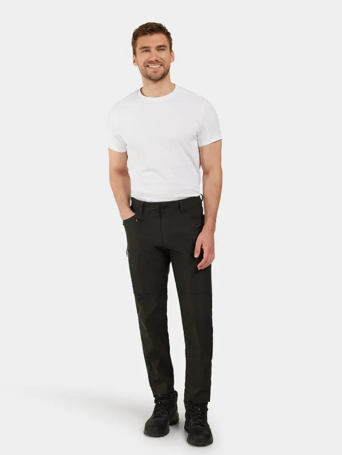 Men Ara Pants Black Didriksons Walking Trousers