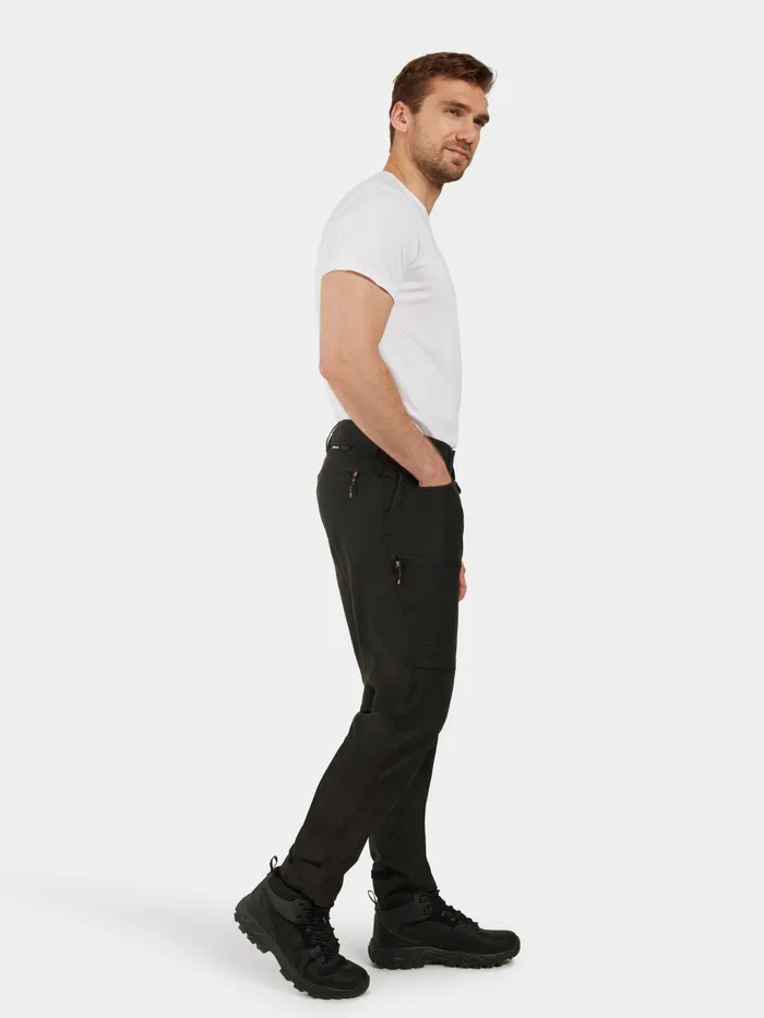 Men Ara Pants Black Didriksons Walking Trousers