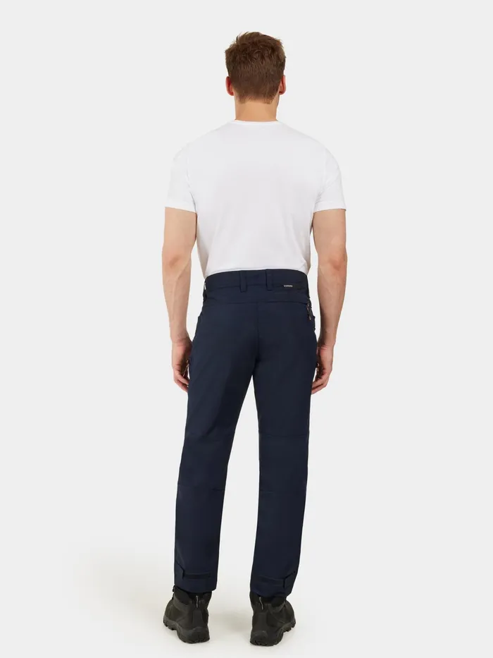 Men Ara Pants Dark Night Blue Didriksons Walking Trousers