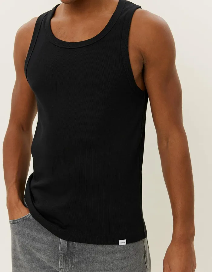Men Arthur Tank Top 8211 BlackBlack Les Deux Tshirts