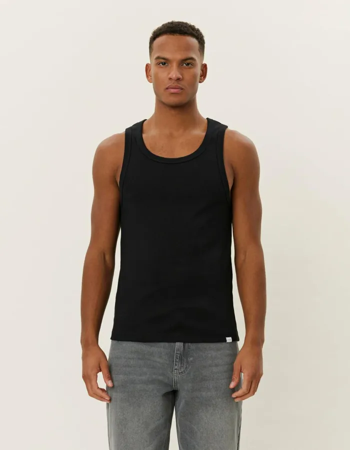 Men Arthur Tank Top 8211 BlackBlack Les Deux Tshirts