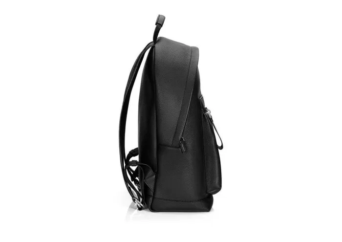 Men Backpacks Tom Ford Grain Leather Buckley Backpack Black Men Backpacks Tom Ford Grain Leather Buckley Backpack Black