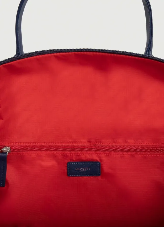 Men Bags and Luggage Hackett London Ledbury Travel Bag Navy