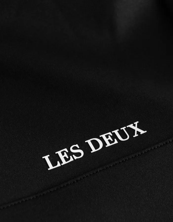 Men Ballier Track Jacket 8211 BlackBlack Les Deux HoodiesSweatshirts